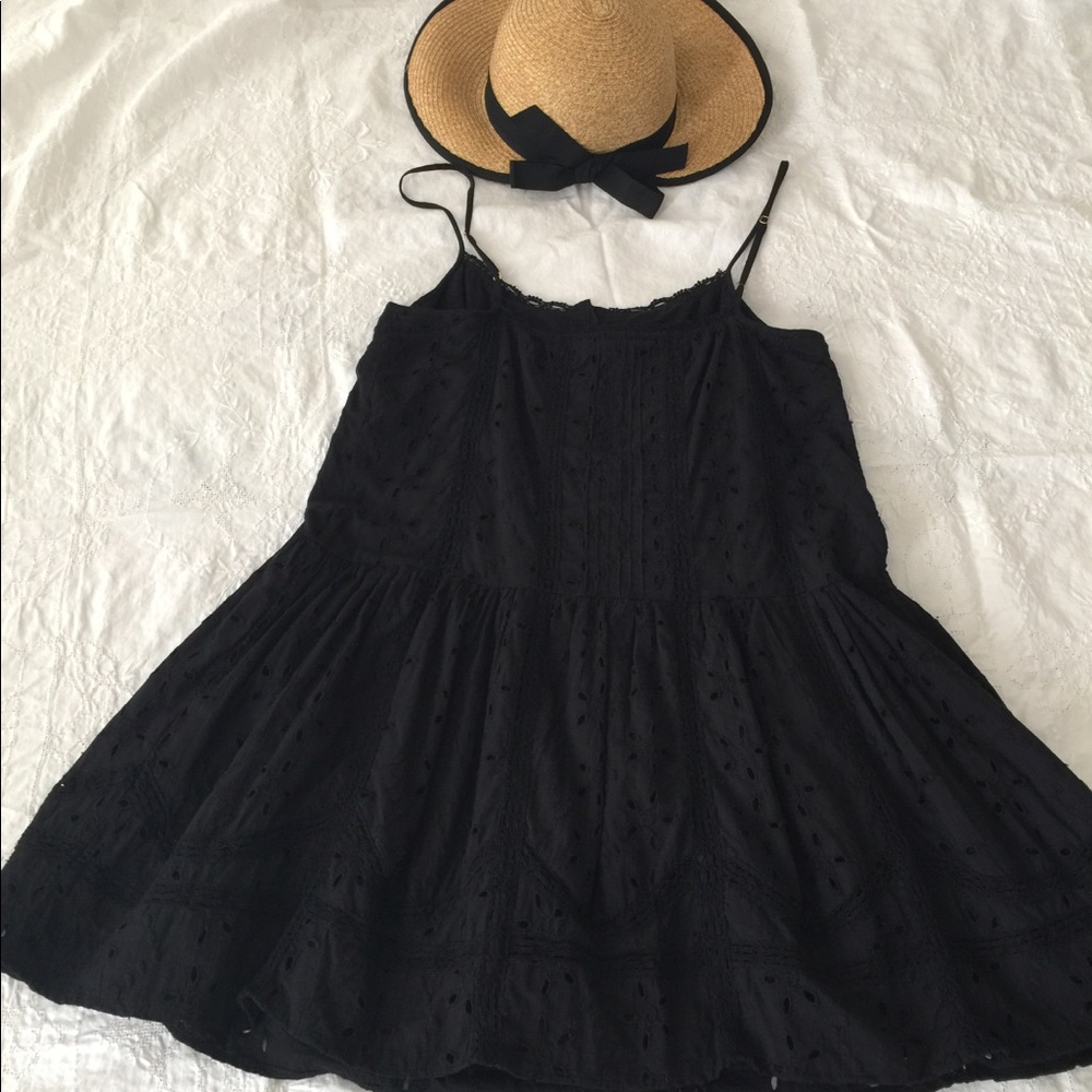 Joie Black Eyelet Sundress - Picture 4 of 9